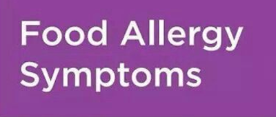symptoms of a food allergy